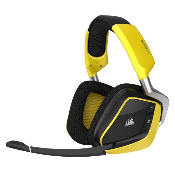 CORSAIR VOID PRO RGB Wireless SE Premium Casque Gaming Dolby® 7.1 - Jaune - Reconditionné et Garanti 1 an par CORSAIR - CA-9011150-WW/RF
