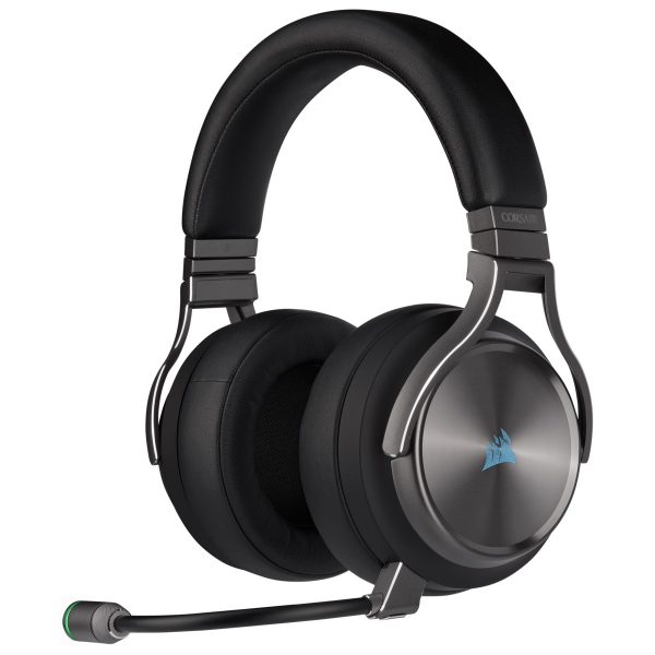 CORSAIR VIRTUOSO RGB WIRELESS SE - Casque gaming haute-fidélité - Gris acier - Reconditionné et Garanti 1 an par CORSAIR - CA-9011180-EU/RF