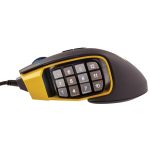 CORSAIR Souris Gaming Optique SCIMITAR PRO RGB MOBAMMO — Yellow - jaune - CH-9000506-WW/RF - Reconditionné – Image 5