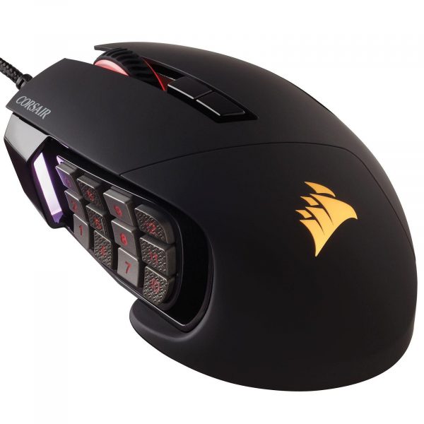 CORSAIR Souris Gaming Scimitar PRO RGB – Black - noir - CH-9304111-WW/RF - Reconditionné et Garanti 1 an par CORSAIR