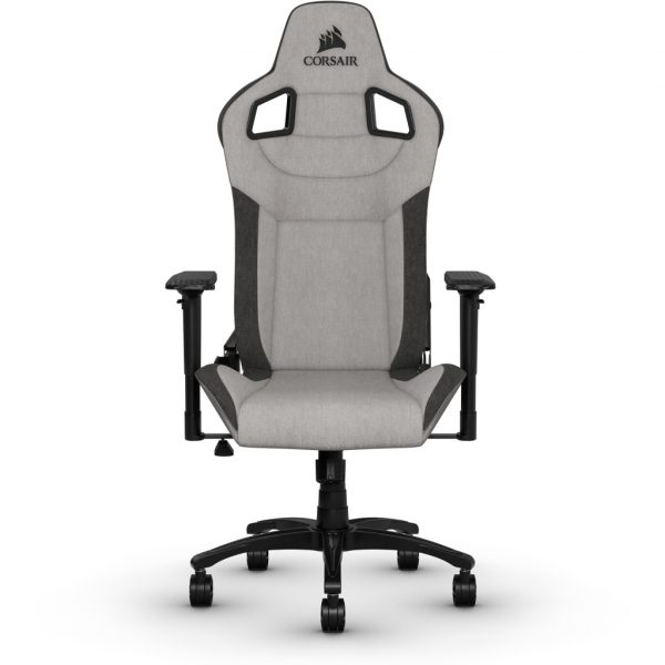 Chaise gamer CORSAIR T3 RUSH - Tissus Gris/Gris anthracite - CF-9010031-WW - Garanti 2 ans par CORSAIR