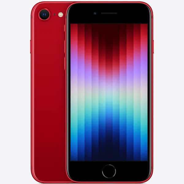 iPhone SE 64Go 2022 Rouge - Reconditionné par le fabricant - Garanti 1 an par FactoREFURB