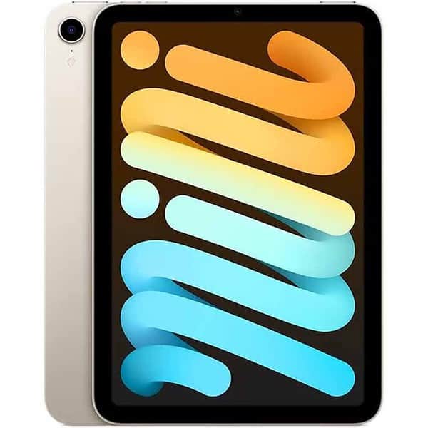 iPad 6 Mini Wifi 64Go Lumière stélaire (2021) - J310 - Reconditionné par le fabricant - Garanti 1 an par FactoREFURB
