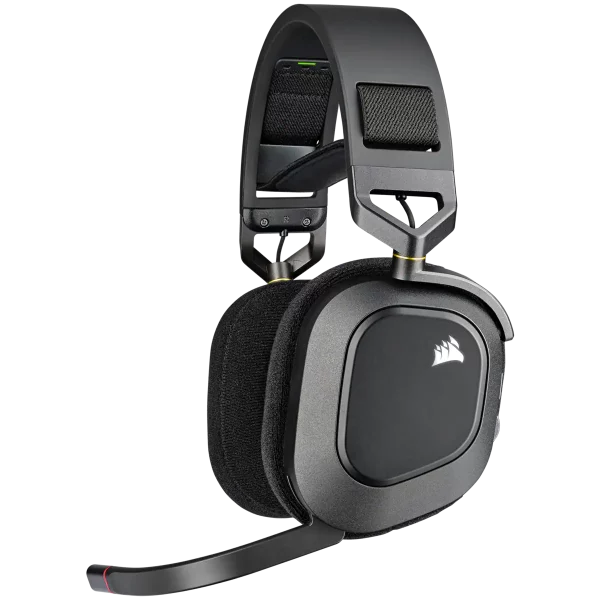 CORSAIR HS80 RGB Casque gaming premium WIRELESS avec audio spatial - Carbone - Reconditionné et Garanti 1 an par CORSAIR - CA-9011235-EU/RF