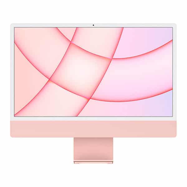 iMac 24" Puce Apple M1 (CPU 8 cœurs et GPU 8 cœurs, Gigabit Ethernet) 8Go 512Go SSD Rose - Garanti 1 an par Apple - Éligible AppleCare - Reconditionné par le fabricant