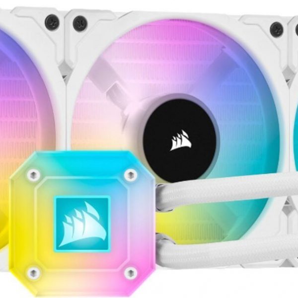 Refroidisseur liquide pour processeur iCUE H150i ELITE CAPELLIX - Blanc - Reconditionné et Garanti 1 an par CORSAIR - CW-9060051-WW/RF