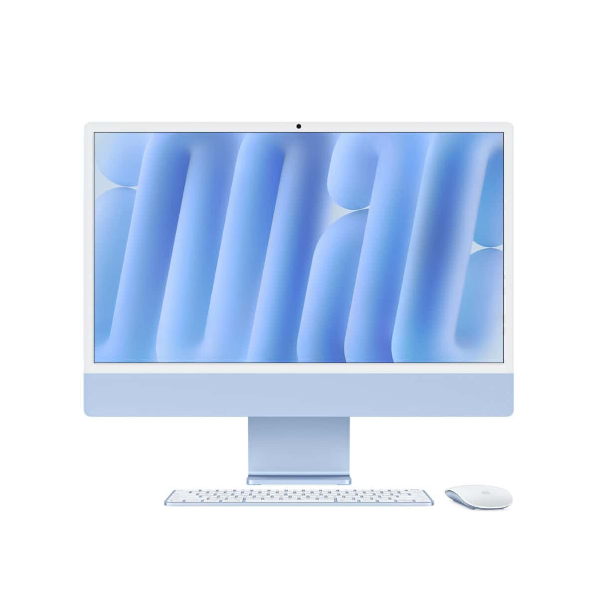 iMac 24" Apple M4 10 cœurs CPU / 10 cœurs GPU 512 Go SSD 32 Go Bleu – G1K5AFN/A – Reconditionné par le fabricant - Garantie 1 an – Image 1
