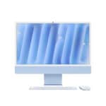 iMac 24" Apple M4 10 cœurs CPU / 10 cœurs GPU 512 Go SSD 32 Go Bleu – G1K5AFN/A – Reconditionné par le fabricant - Garantie 1 an