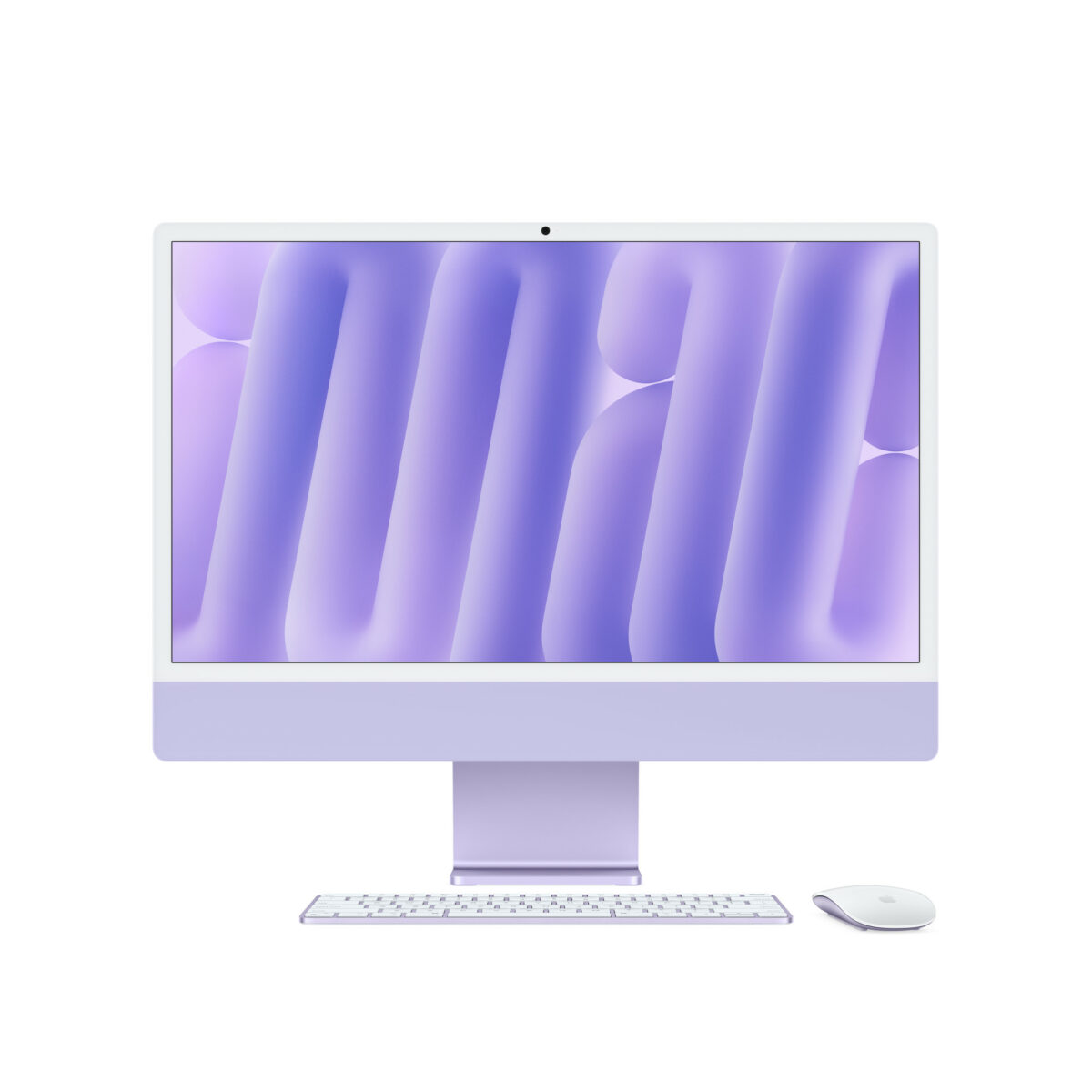 iMac 24" Apple M4 10 cœurs CPU / 10 cœurs GPU 256 Go SSD 16 Go Violet – FWV63FN/A – Reconditionné par le fabricant - Garantie 1 an – Image 1