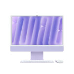 iMac 24" Apple M4 10 cœurs CPU / 10 cœurs GPU 256 Go SSD 16 Go Violet – FWV63FN/A – Reconditionné par le fabricant - Garantie 1 an
